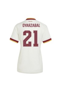 Espanja Mikel Oyarzabal #21 Jalkapallovaatteet Naisten Vieraspaita MM-kisat 2026 Lyhythihainen